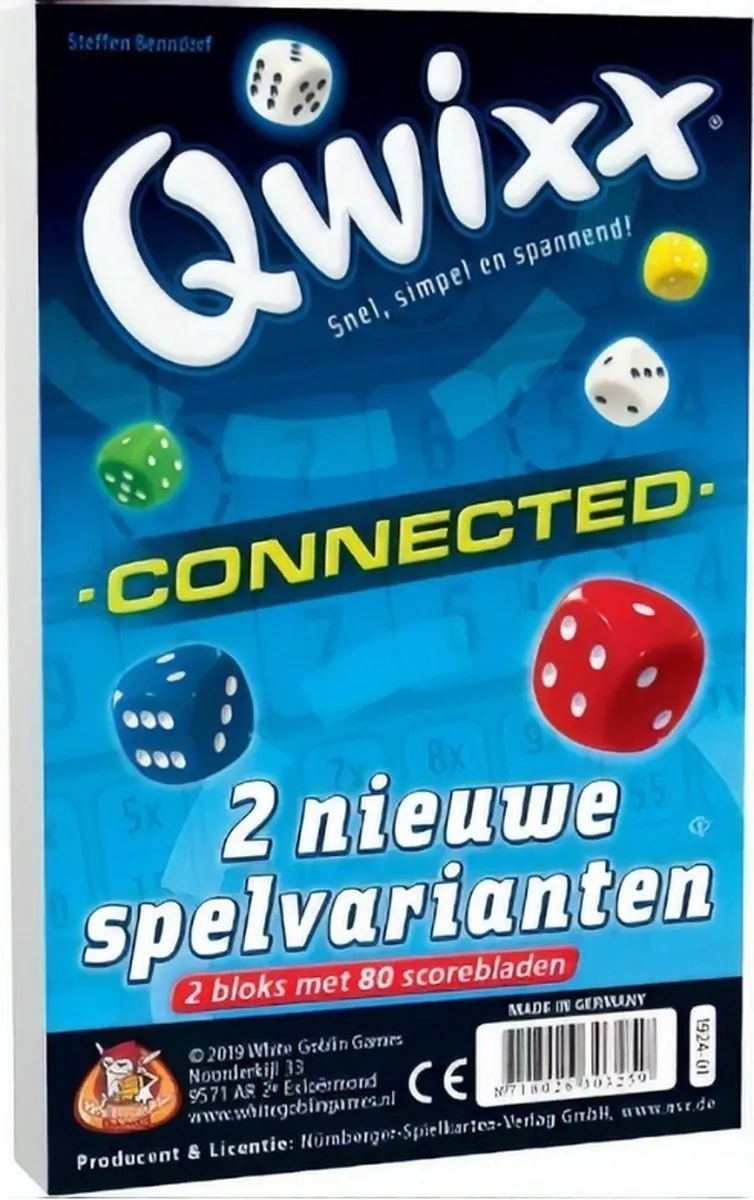 White Goblin Games Qwixx Big Points & Connected - 2 Spellen - Multi