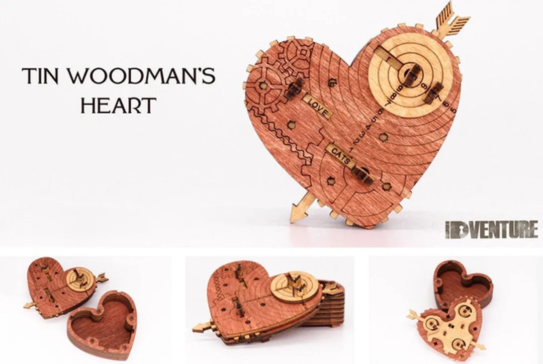 Geronimo Games Tin Woodman's Heart Puzzle - Geheimbox