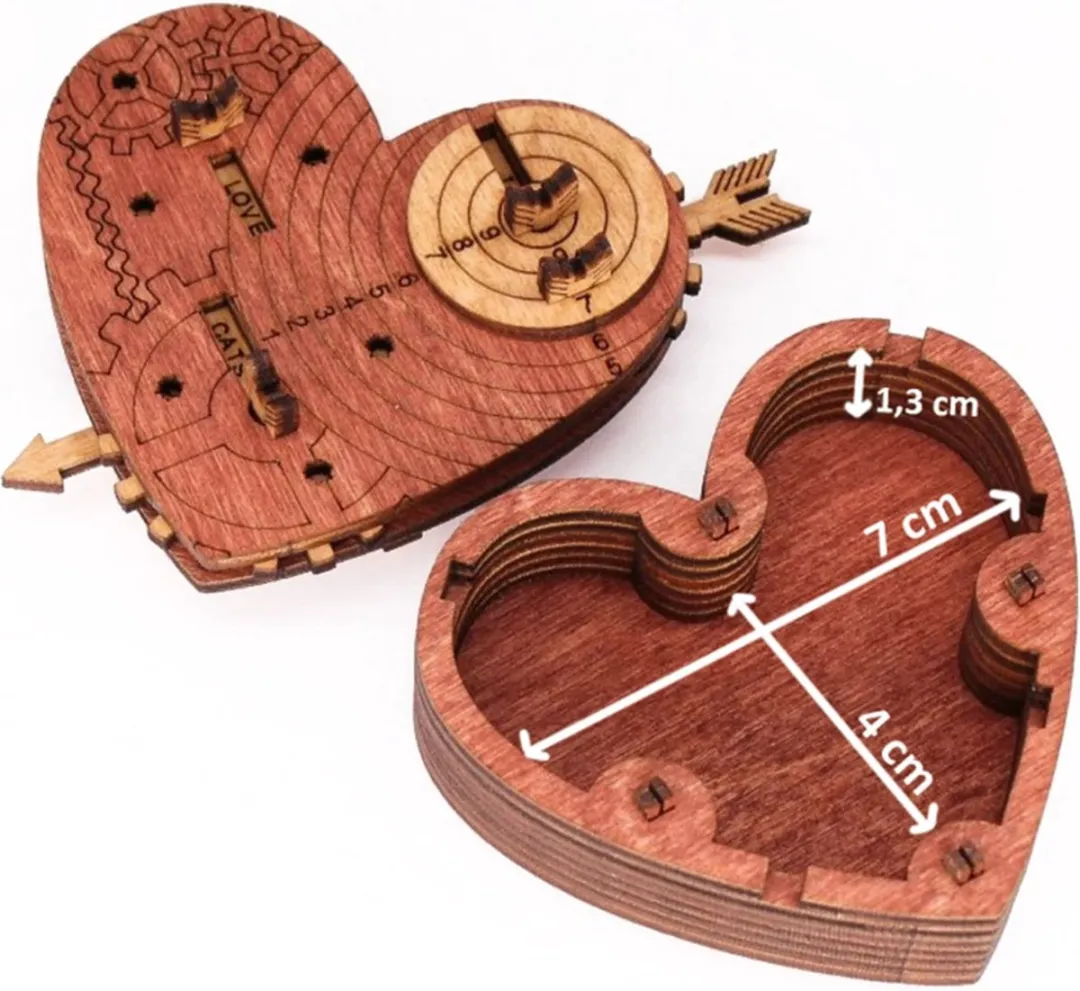 Geronimo Games Tin Woodman's Heart Puzzle - Geheimbox