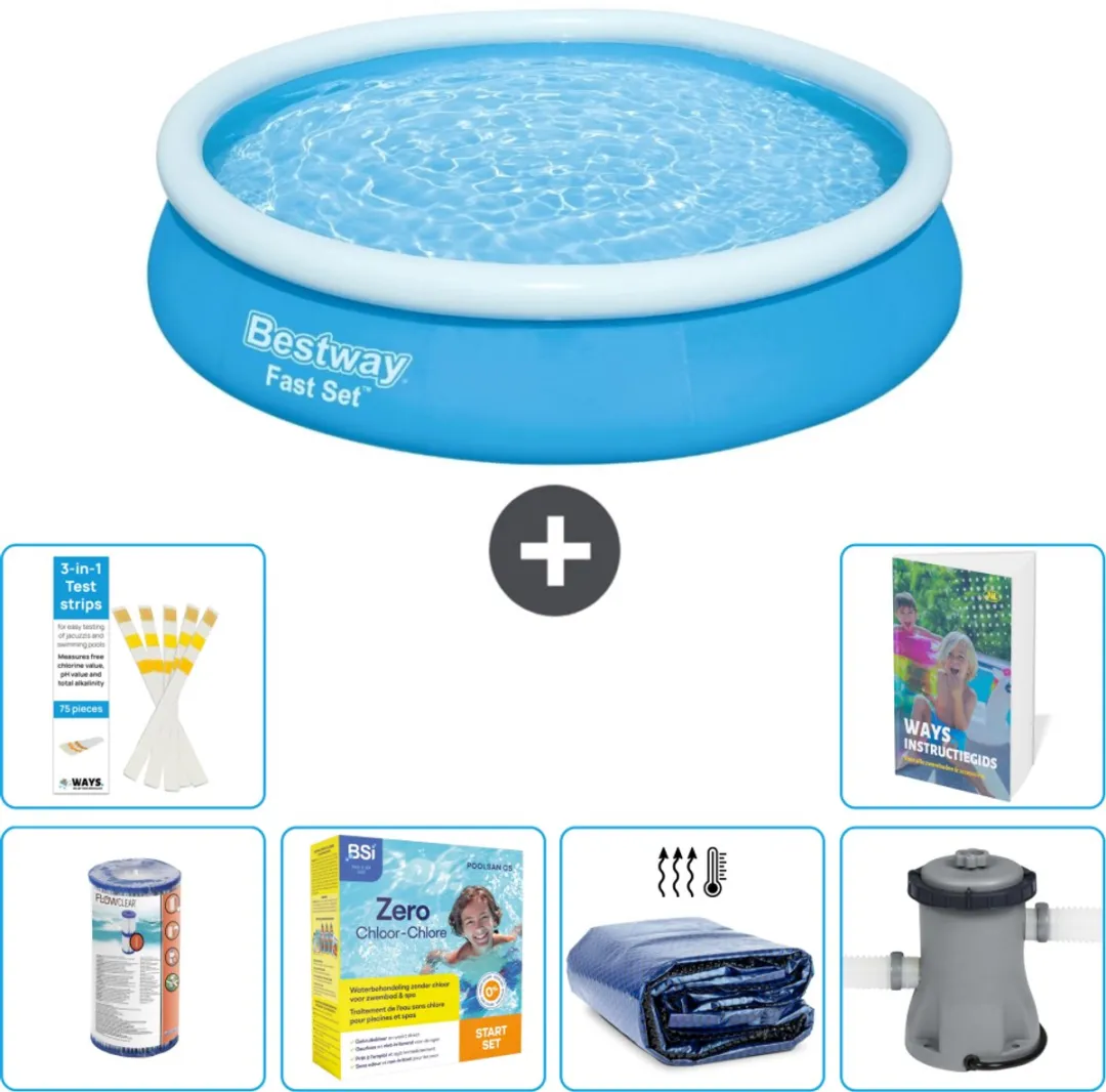 Bestway Fast Set Rond Zwembad 366x76cm