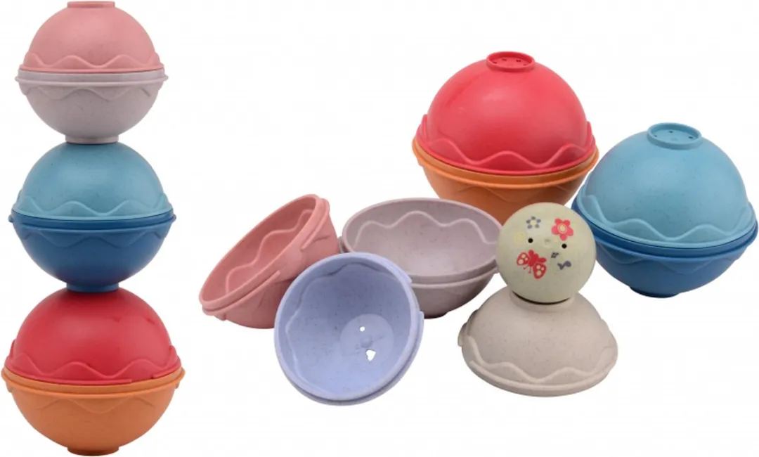 Johntoy Happy World Stapelspeelgoed - Multi - 22285
