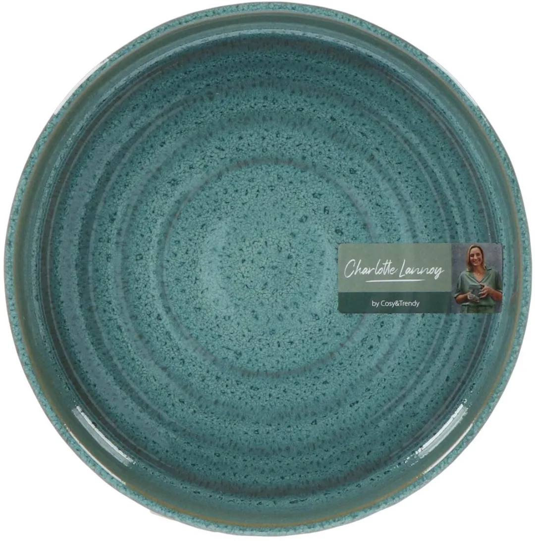 Cosy&Trendy Bord Diep 24x4cm Basalt Ocean Green