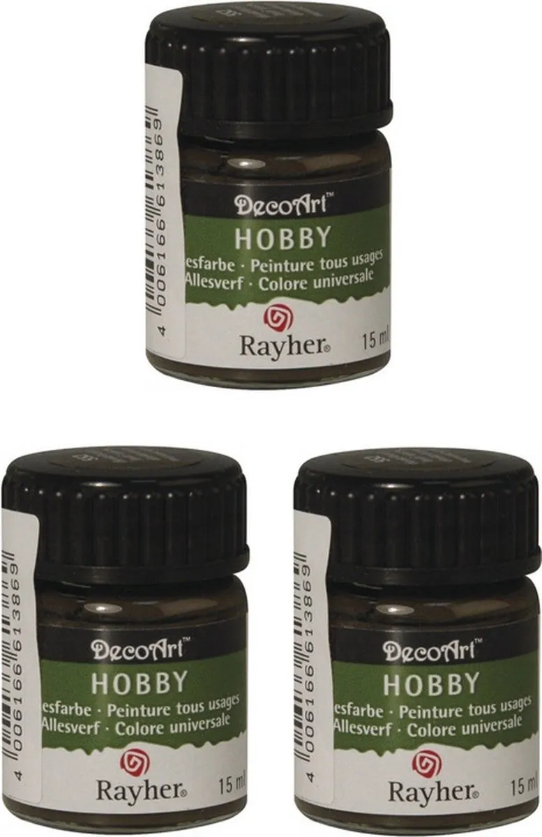 Rayher Acrylverf Bruin 15ml