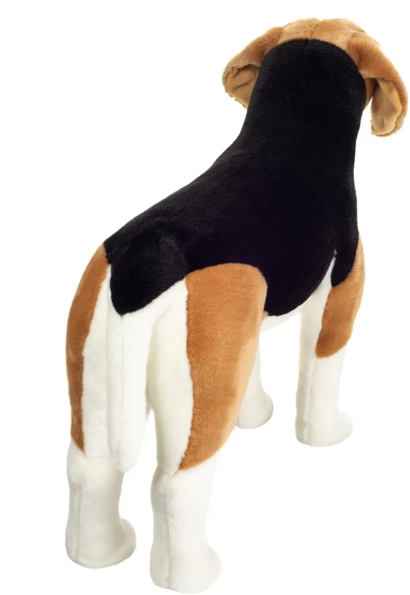 Hermann Teddy Knuffeldier hond Beagle - zachte pluche stof - premium kwaliteit knuffels - 60 cm