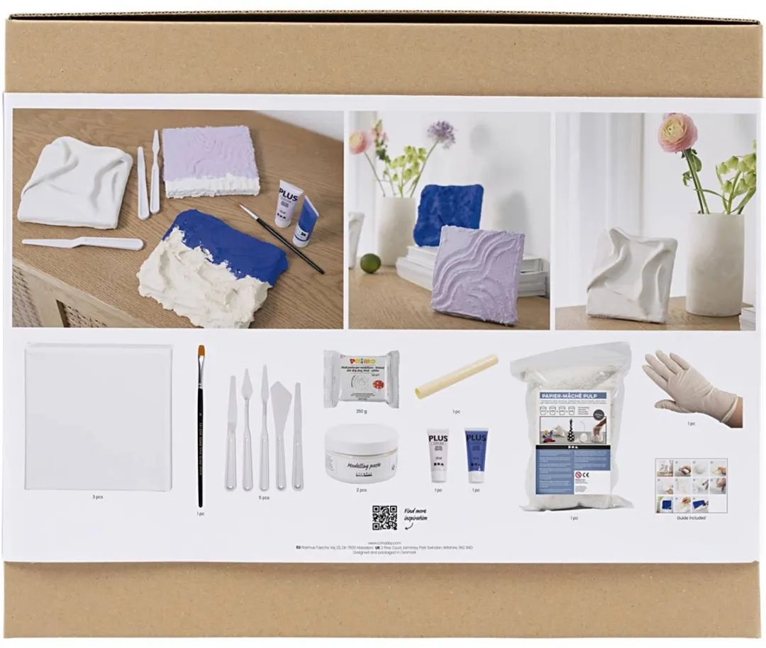 Creativ Company Maxi Hobbyset Boetseren Wanddecoratie - Multikleurig
