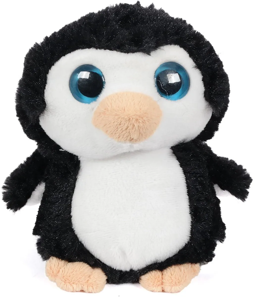 PIA Soft Toys Pluche Pinguïn 16cm - Zwart/Wit
