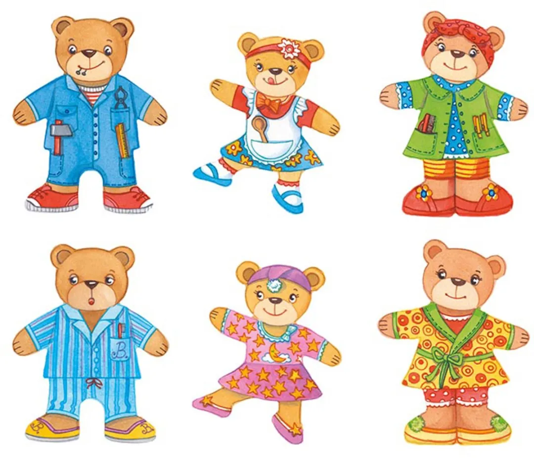 Goki Bear Design Dress Up Box - 36 Stuks - Multicolor