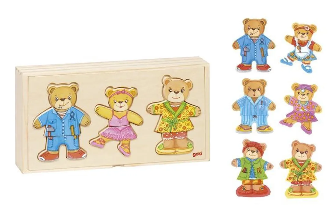 Goki Bear Design Dress Up Box - 36 Stuks - Multicolor
