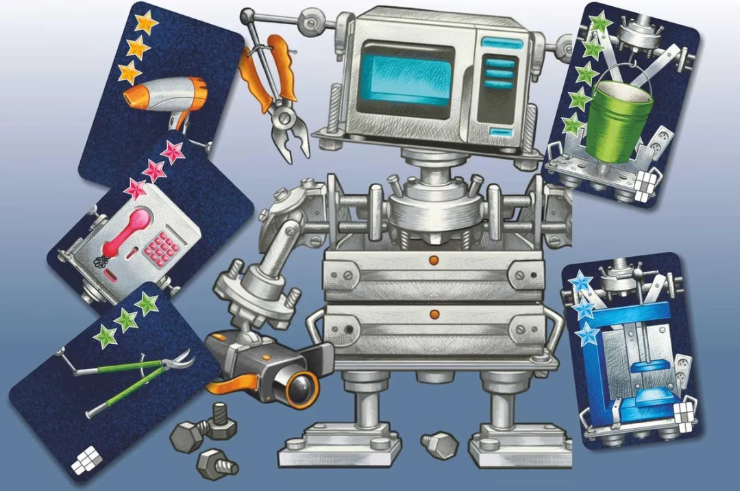 HOT Games Robot-X Bouwset Kaartspel - 2-5 Spelers