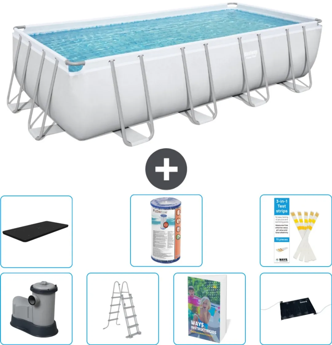 Bestway Power Steel Zwembad 549x274x122cm