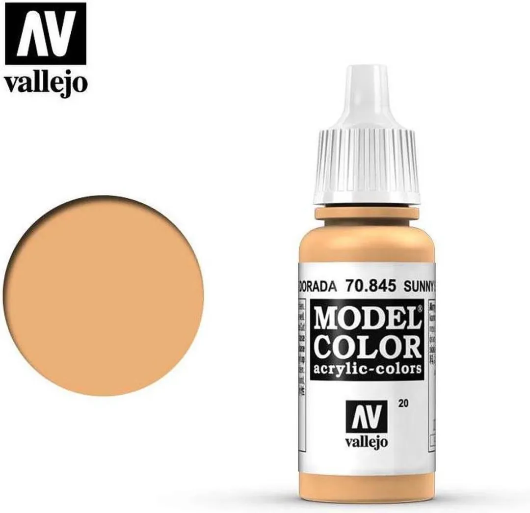 Vallejo Model Color Sunny Skin Tone Acrylverf 17ml