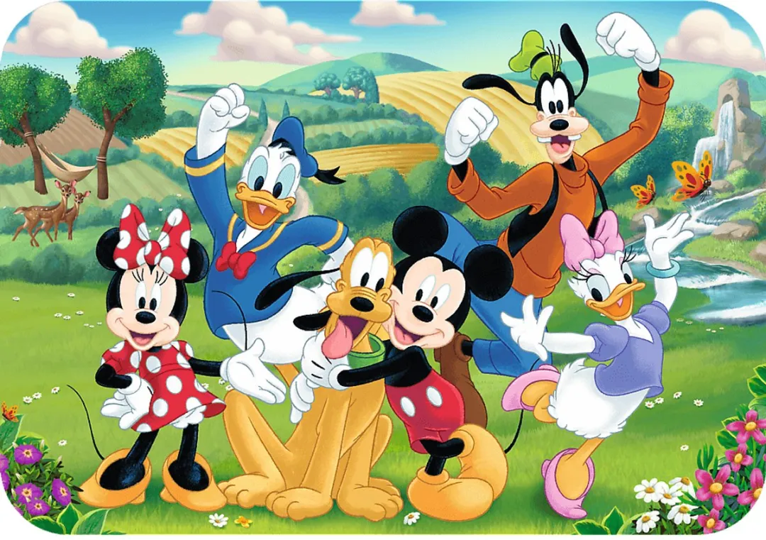 Trefl Disney Mickey Mouse & Friends Houten Puzzel 24 Stuks