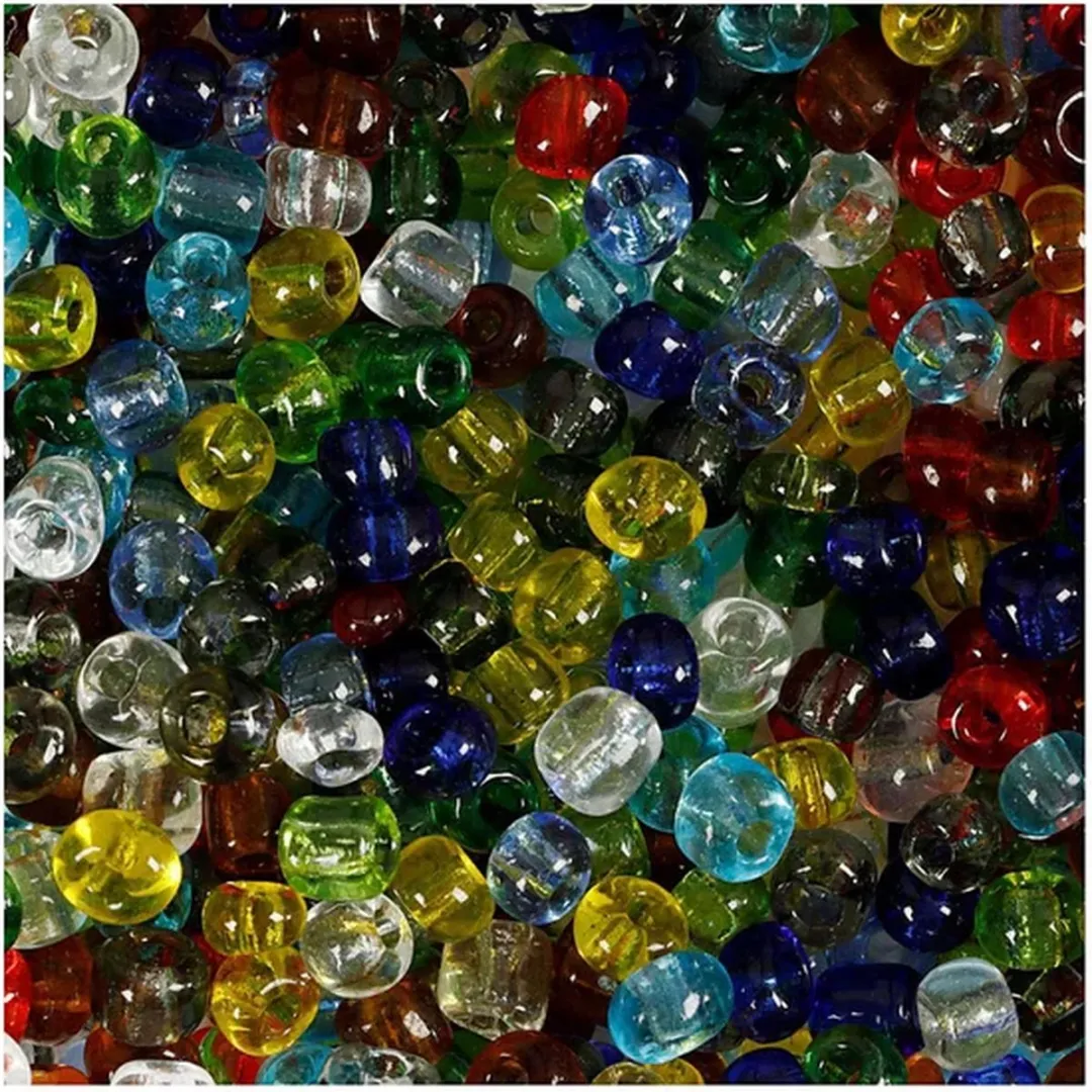 Creativ Company Rocaille Mix 5mm - 130gr - Blauw