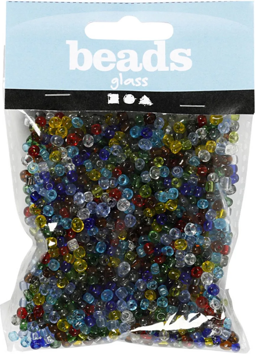 Creativ Company Rocaille Mix 5mm - 130gr - Blauw