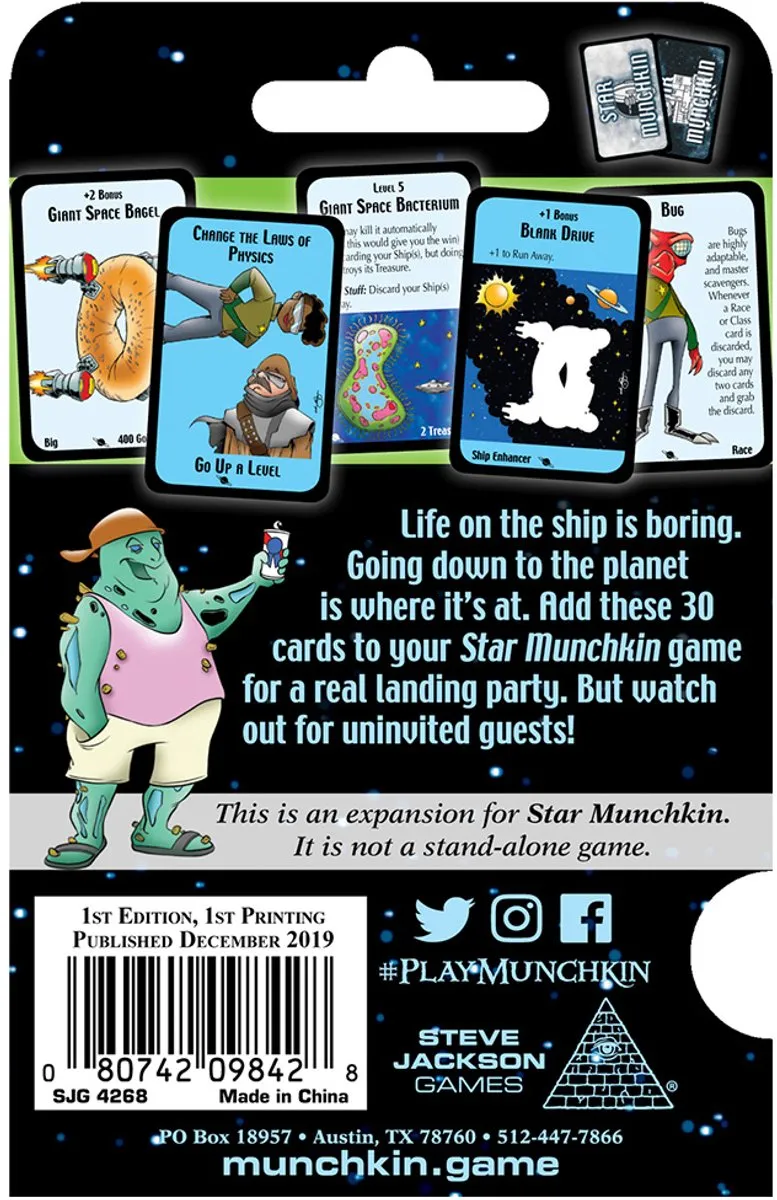 Steve Jackson Games Star Munchkin Landing Party Uitbreiding - 3-6 Spelers