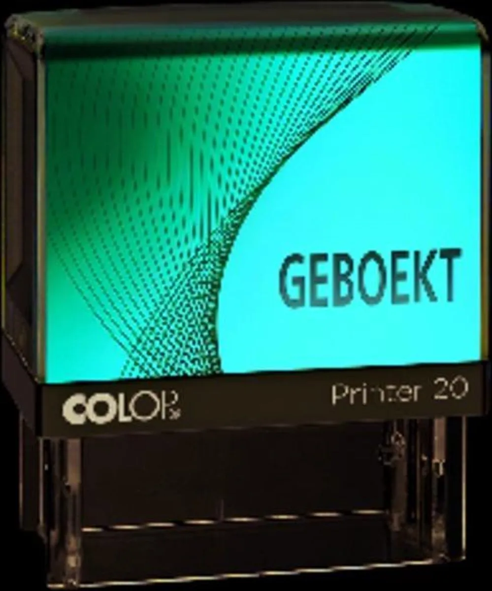 Colop Formulestempel GEBOEKT - Rood