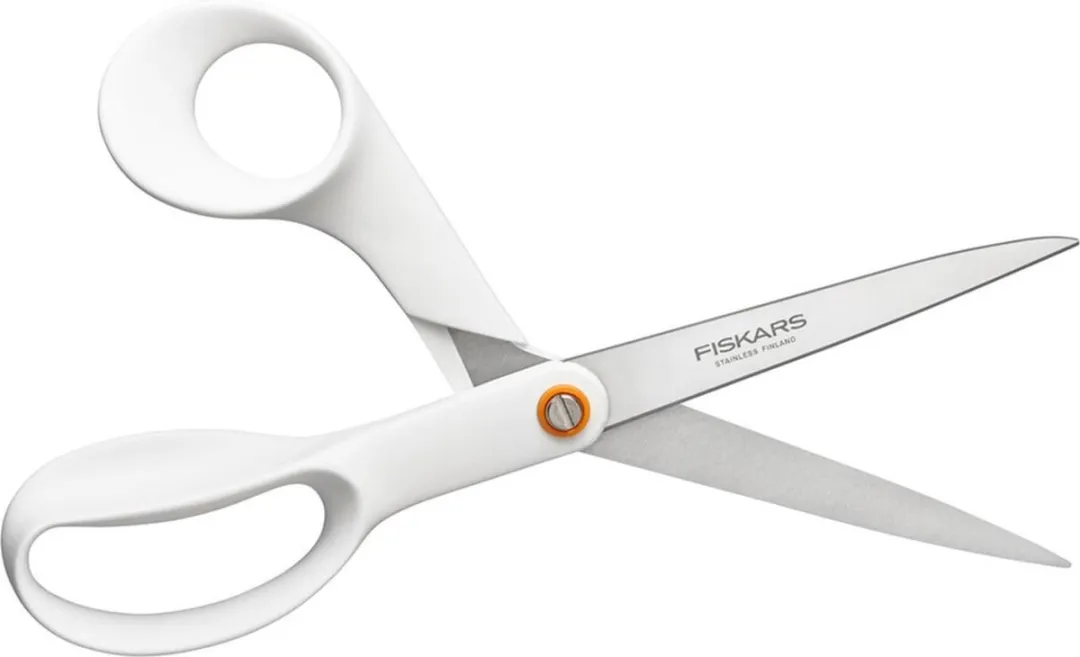 Fiskars Rechtshandige Stofschaar 21cm - Wit