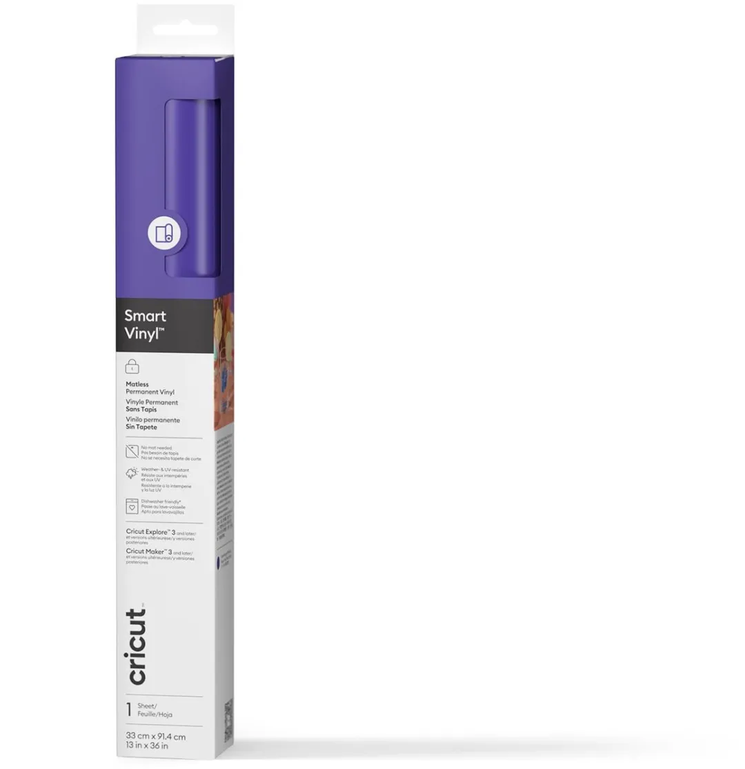 Cricut Smart Vinyl Permanent 33x91cm - Paars