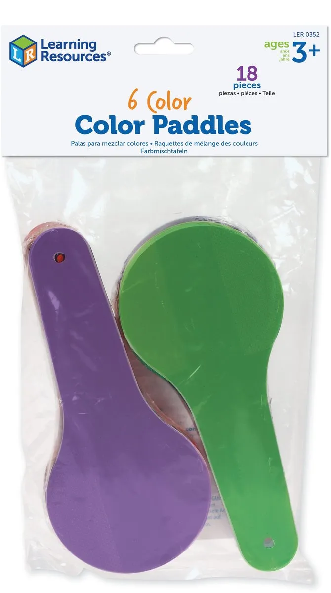 Learning Resources Kleur Paddles Speelgoedset 950LER0352 - Multicolor