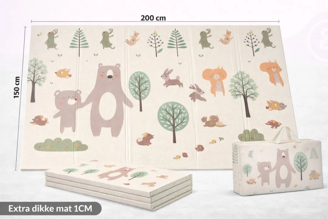 Jack Favorite Toys Speelmat Dierenprint 150x200cm - Multicolor