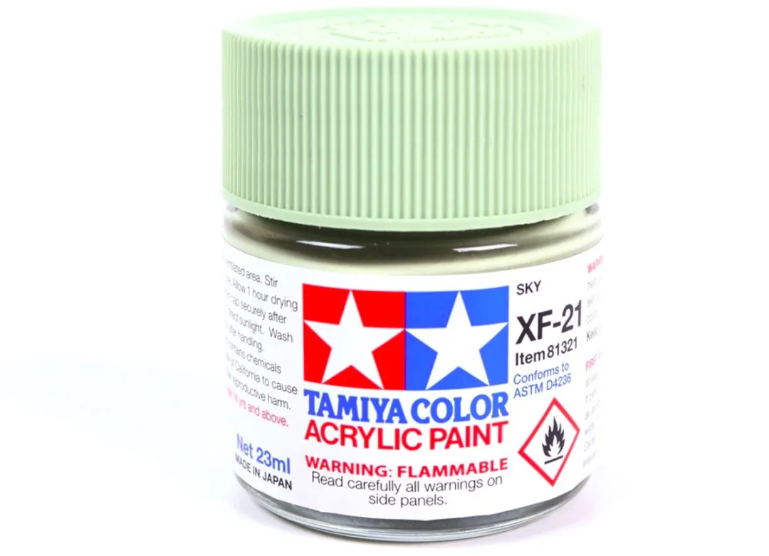 Tamiya Hobbyverf Acryl XF-21 Sky Matt 23ml
