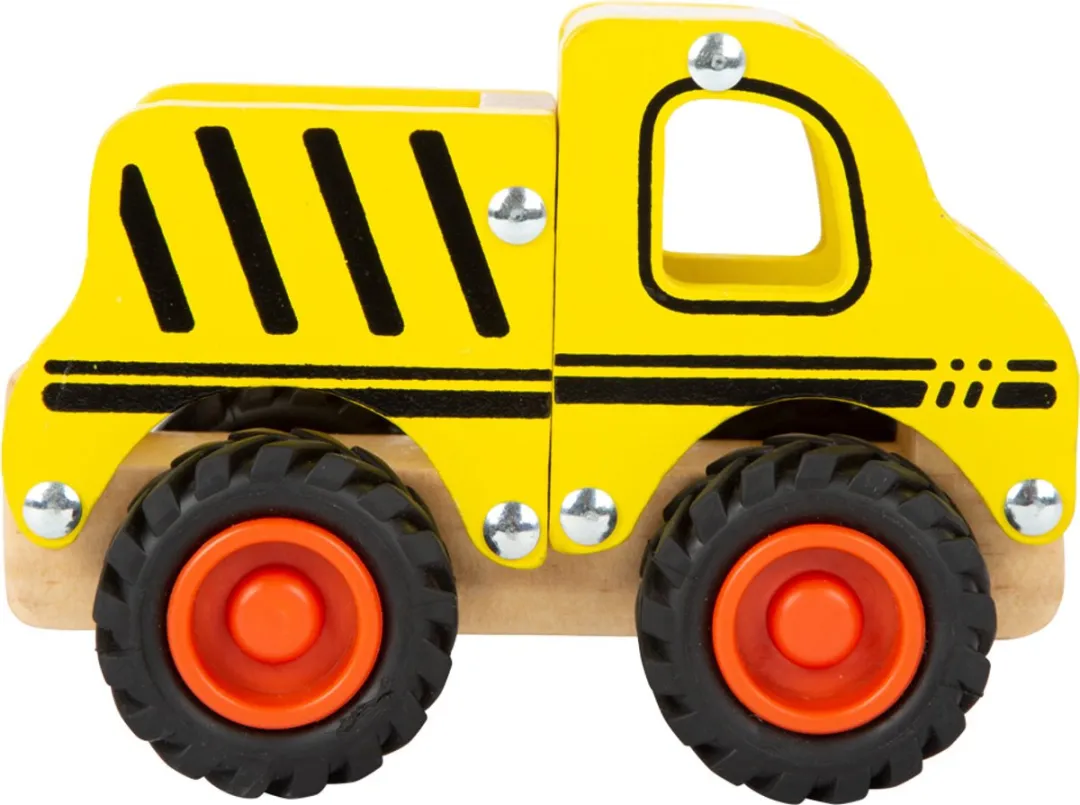 Small Foot Bouwplaats Houten Werkvoertuig 11096 - Geel