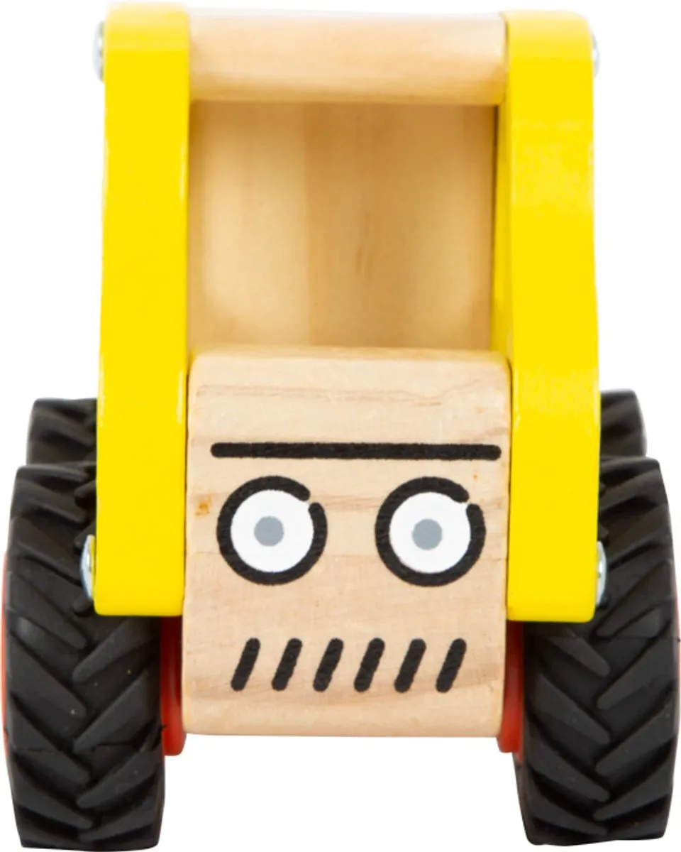 Small Foot Bouwplaats Houten Werkvoertuig 11096 - Geel