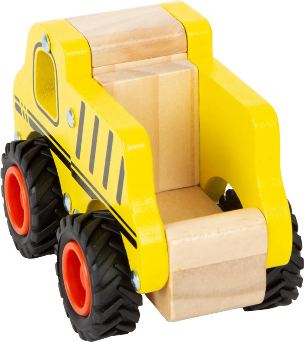 Small Foot Bouwplaats Houten Werkvoertuig 11096 - Geel