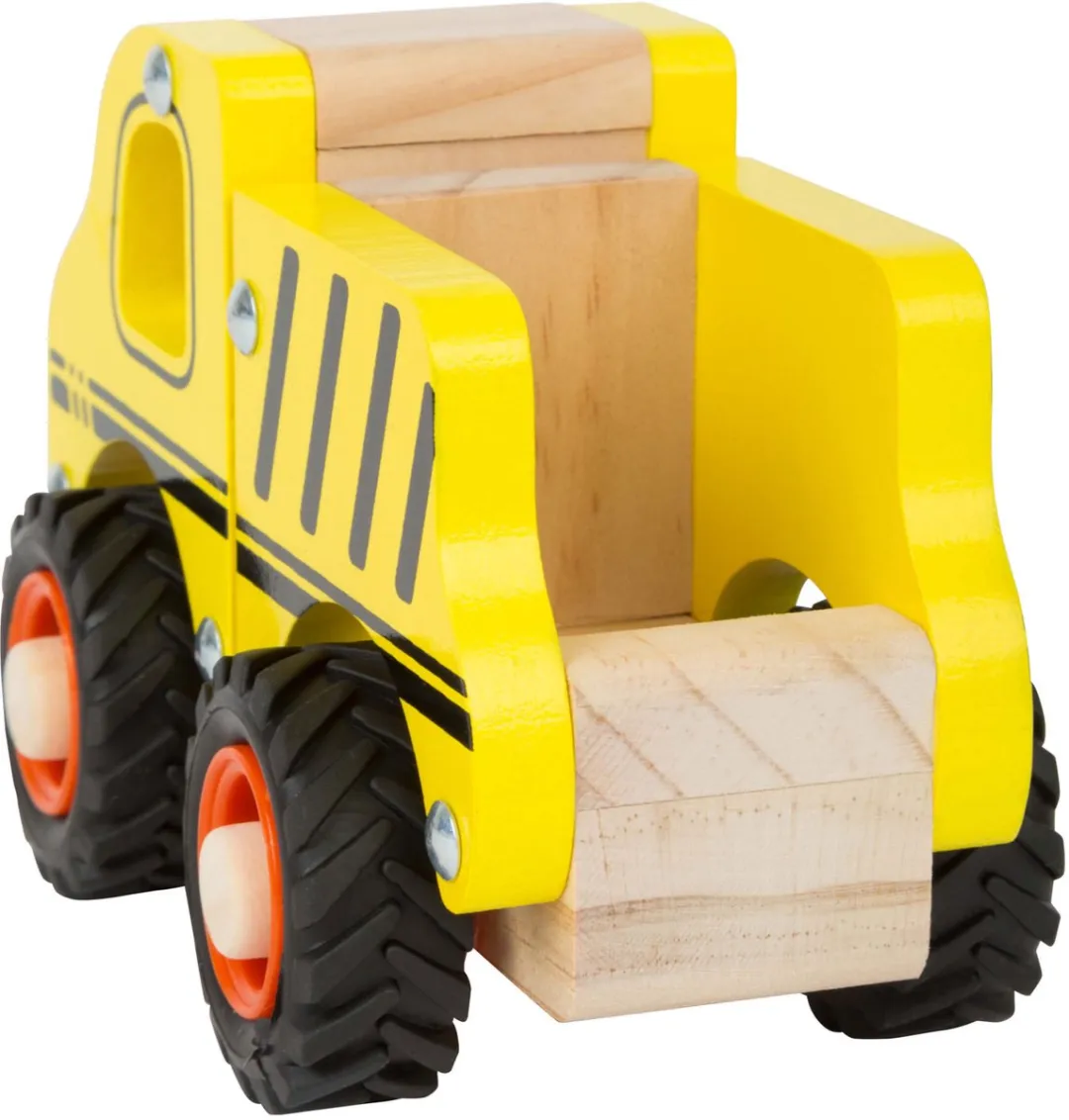 Small Foot Bouwplaats Houten Werkvoertuig 11096 - Geel - afbeelding 6 van 6