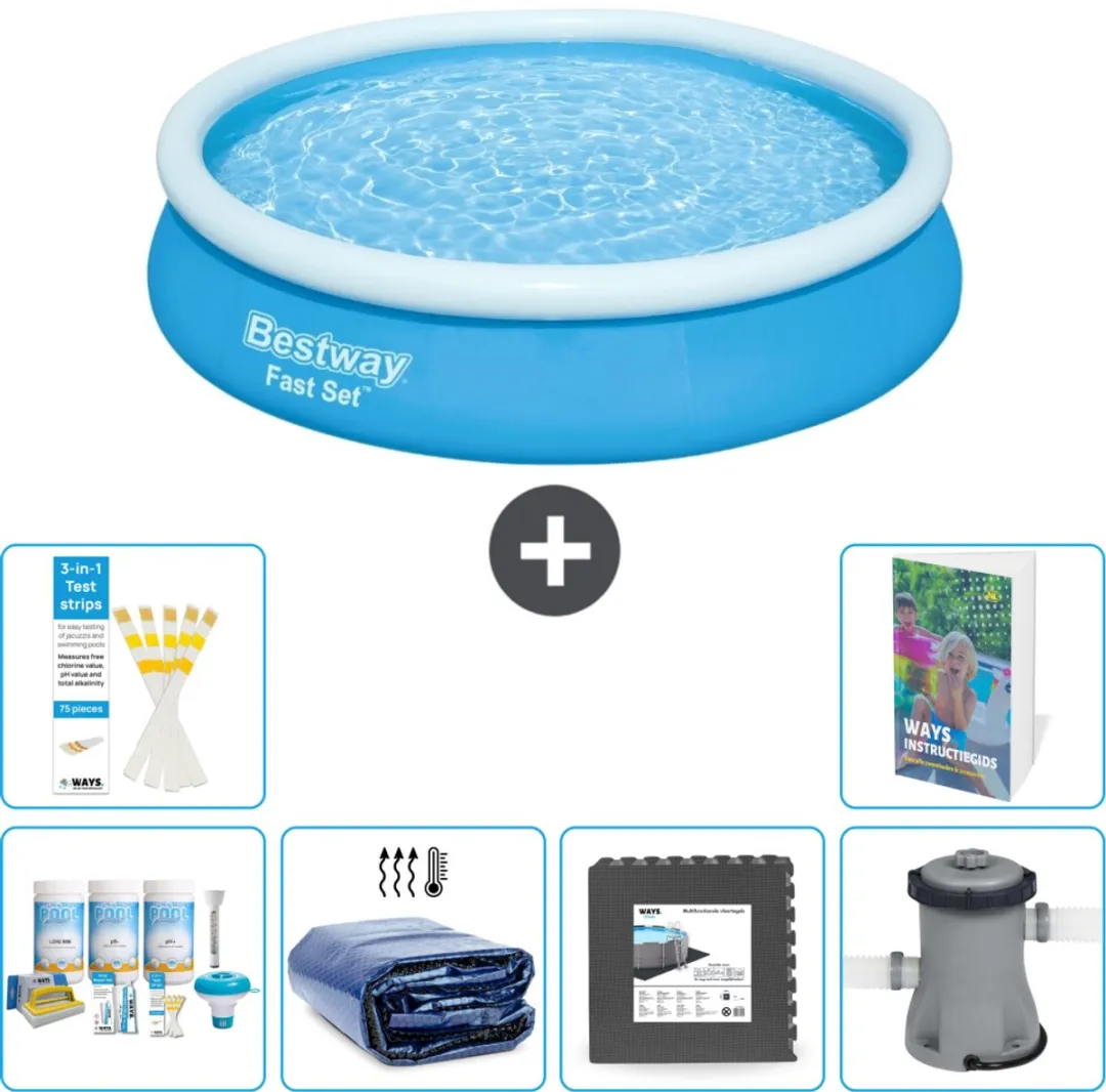 Bestway Fast Set Rond Zwembad 366x76cm