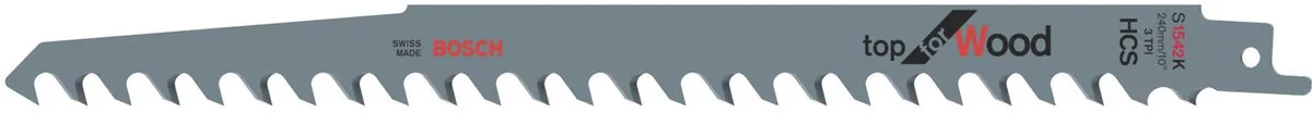 Bosch Reciprozaagblad S 1542 K Top for Wood - 2 Stuks