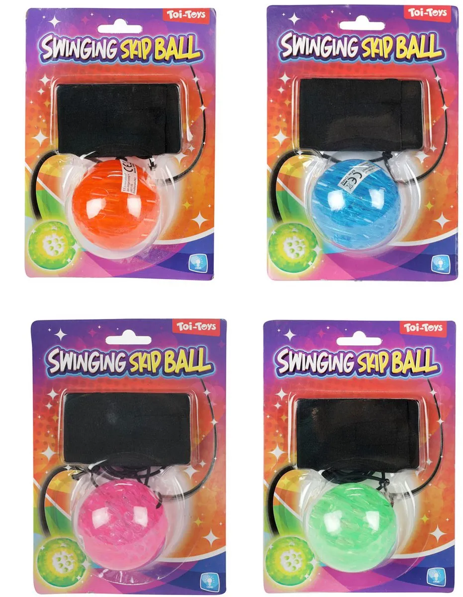 Toi-Toys Bungeebal met Licht 35484Z - Multi kleuren