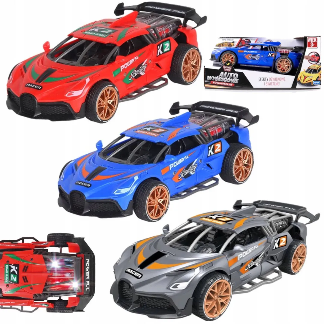 Toys for Boyz Raceauto LED Geluid 19cm