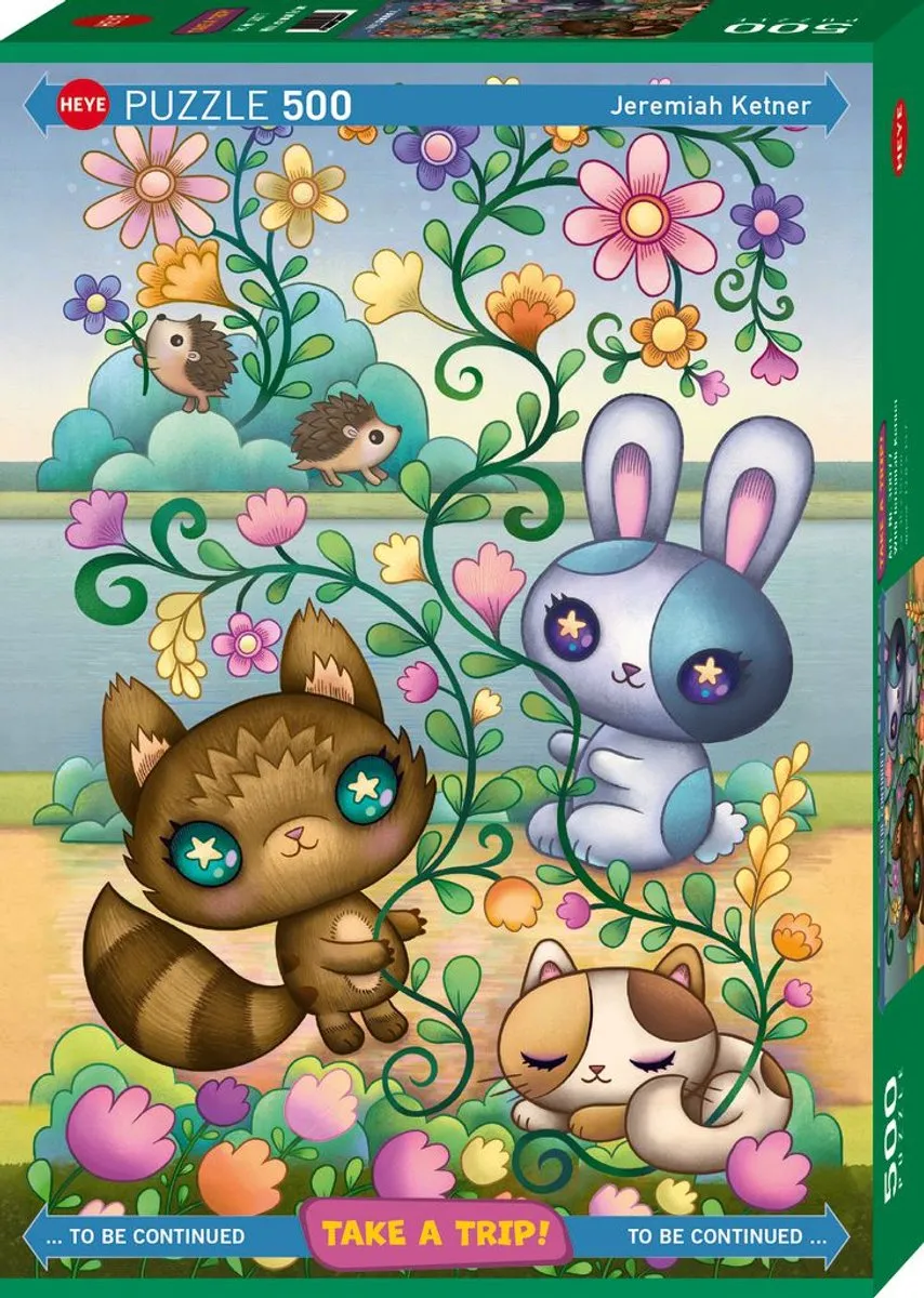 Heye Take a Trip Jeremiah Ketner Puzzel 500 Stuks - Multicolor