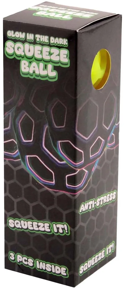 Johntoy Glow in the Dark Squeeze Ballen