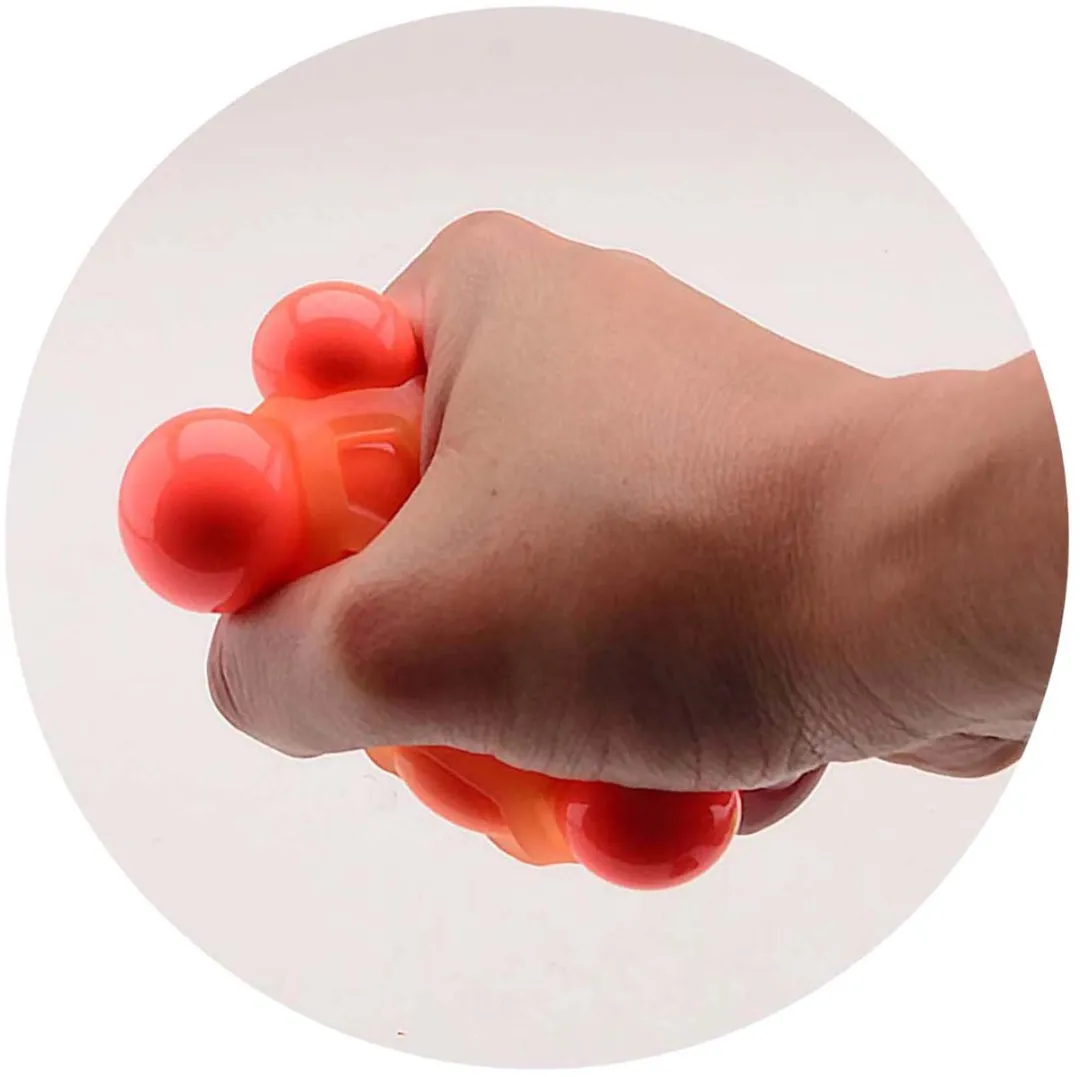 Johntoy Glow in the Dark Squeeze Ballen - 3 Stuks - Multikleur