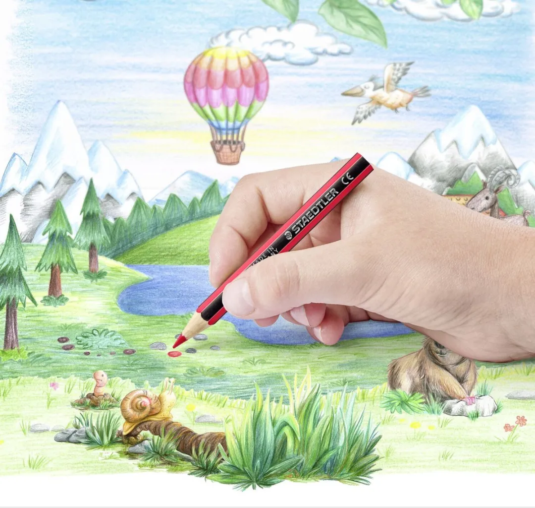 STAEDTLER Noris Colour 185 12 Stuks - Meerkleurig - afbeelding 6 van 6