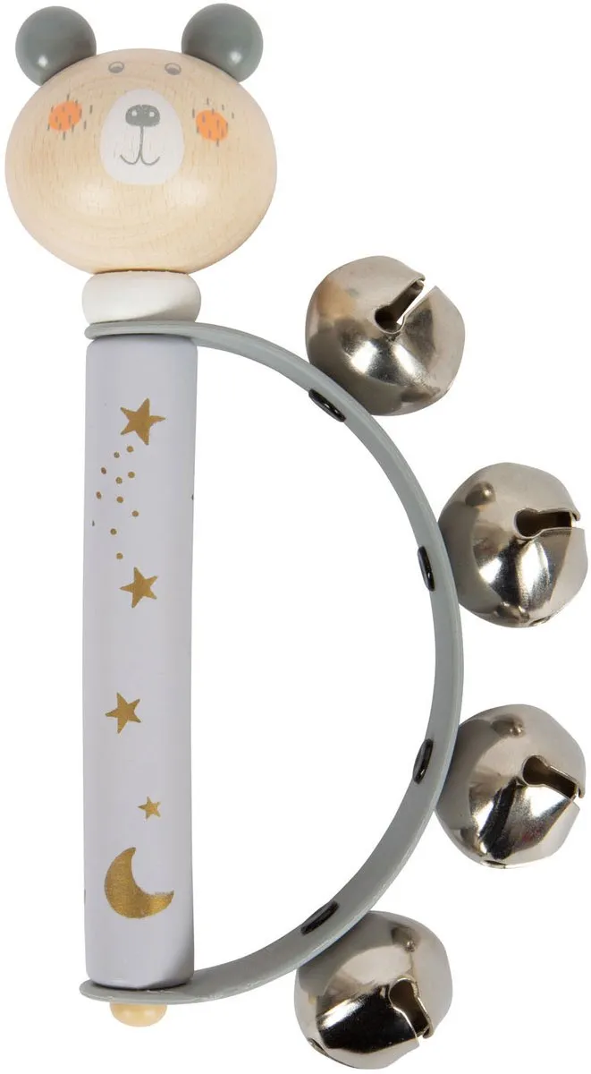 Small Foot Houten Baby Tamboerijn Dier Pastel - 1 Stuk - afbeelding 6 van 6