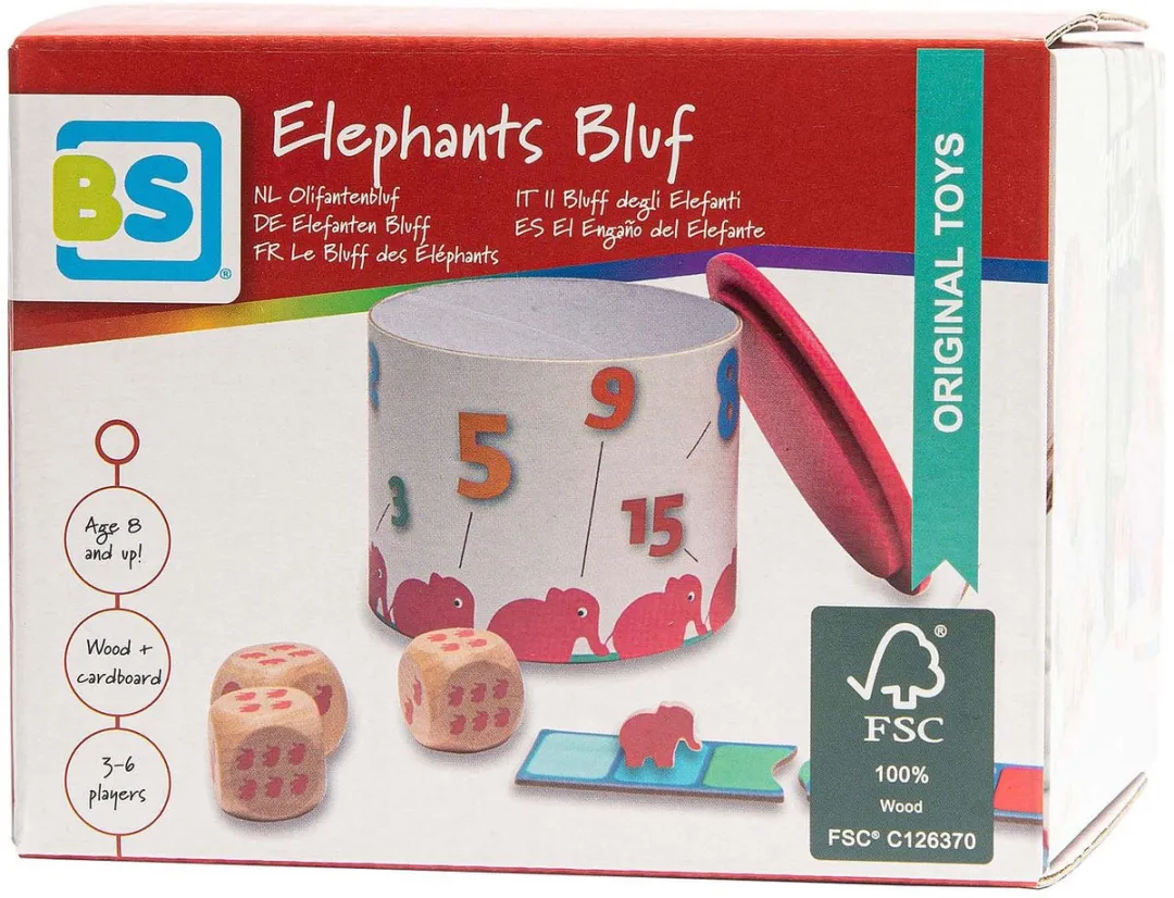 BS Toys Olifantenbluf Dobbelspel