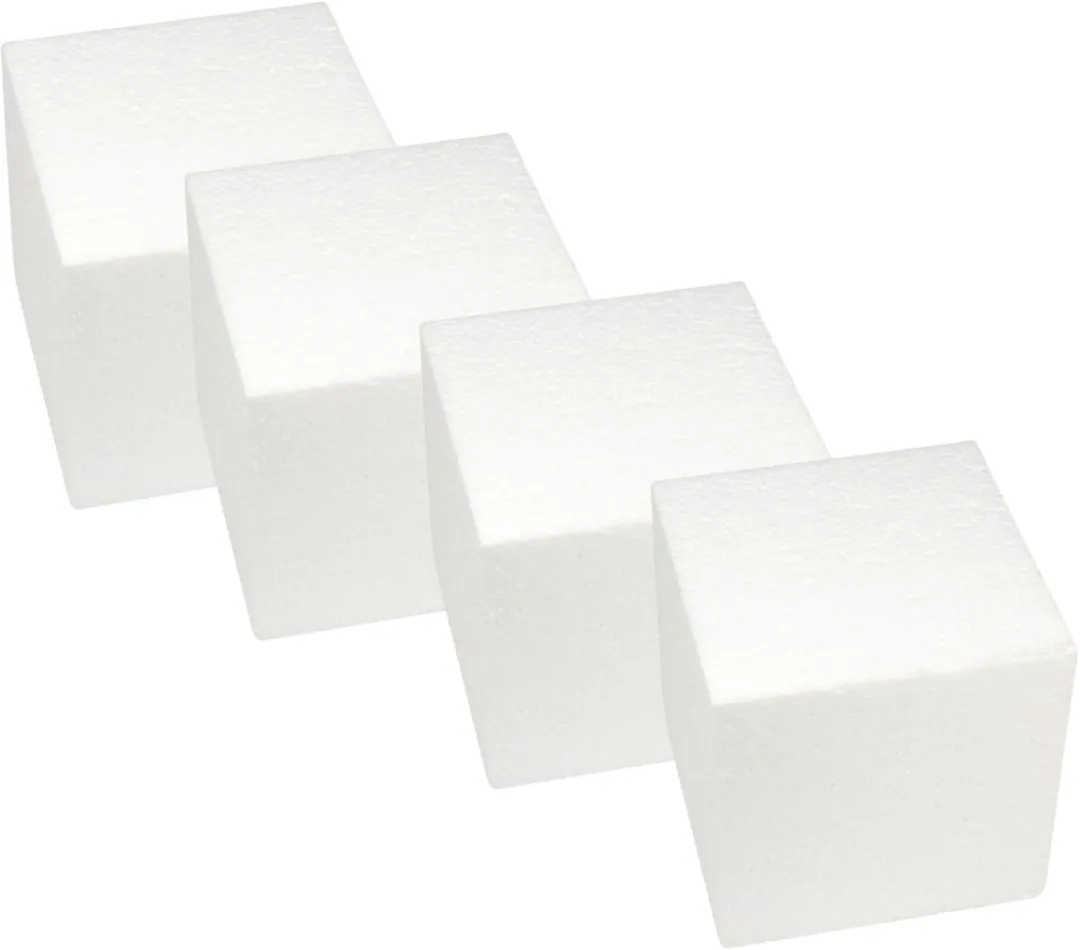 Rayher Piepschuim Kubus 15x15x15cm
