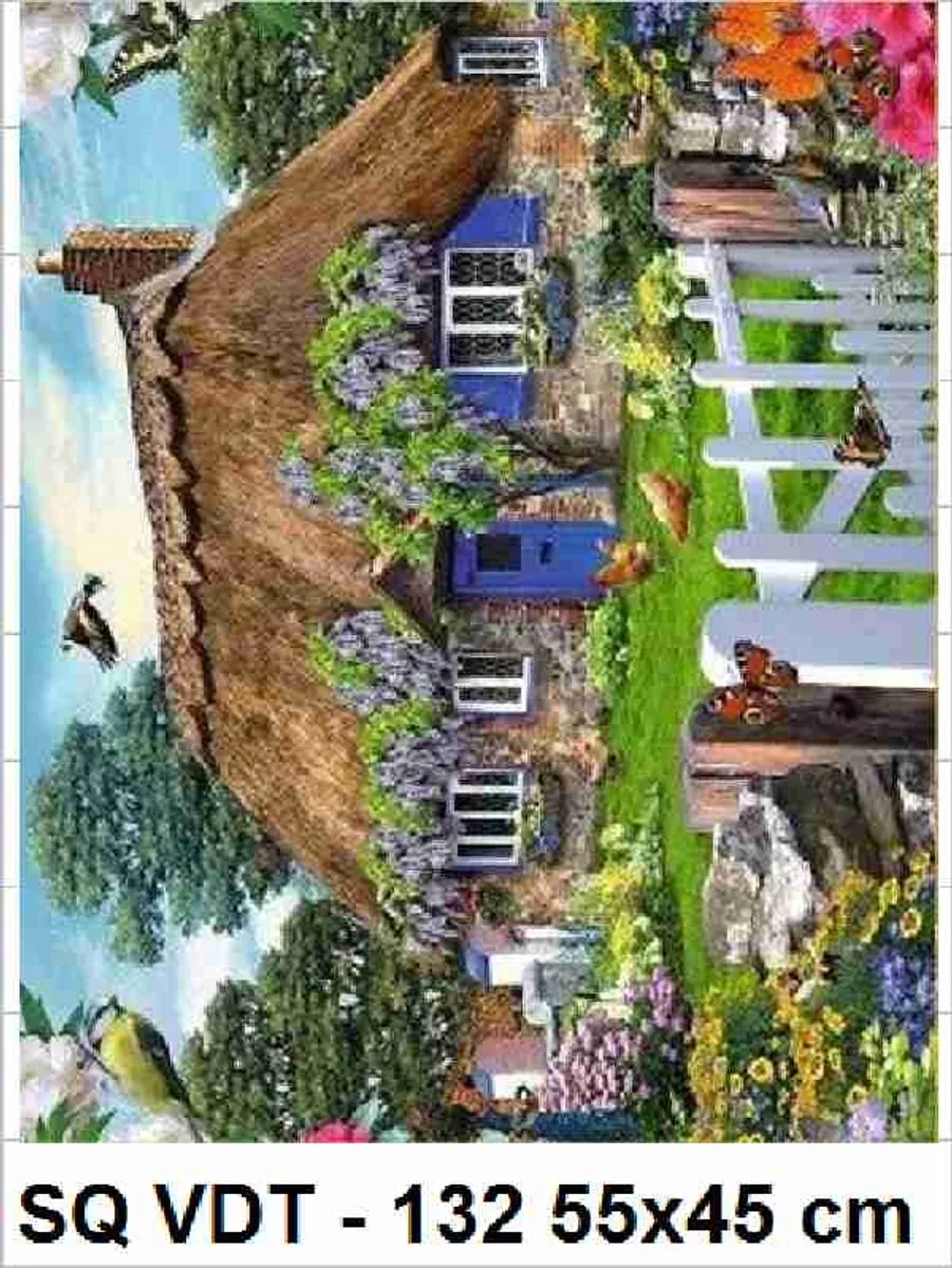 VDTOYS Diamond Painting VDTB132N Boerderij - 55x45cm