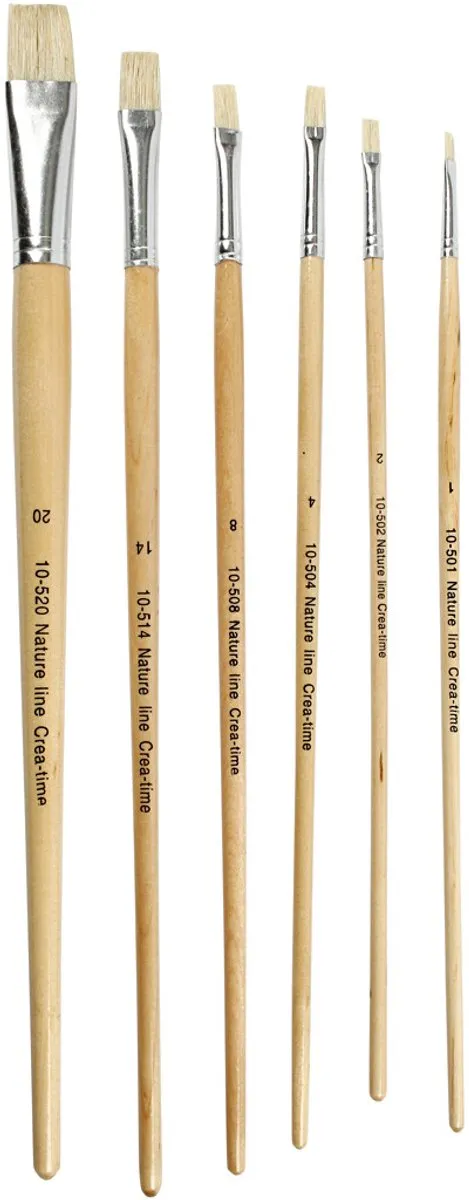 Creativ Company Nature Line Kwasten Lange Steel