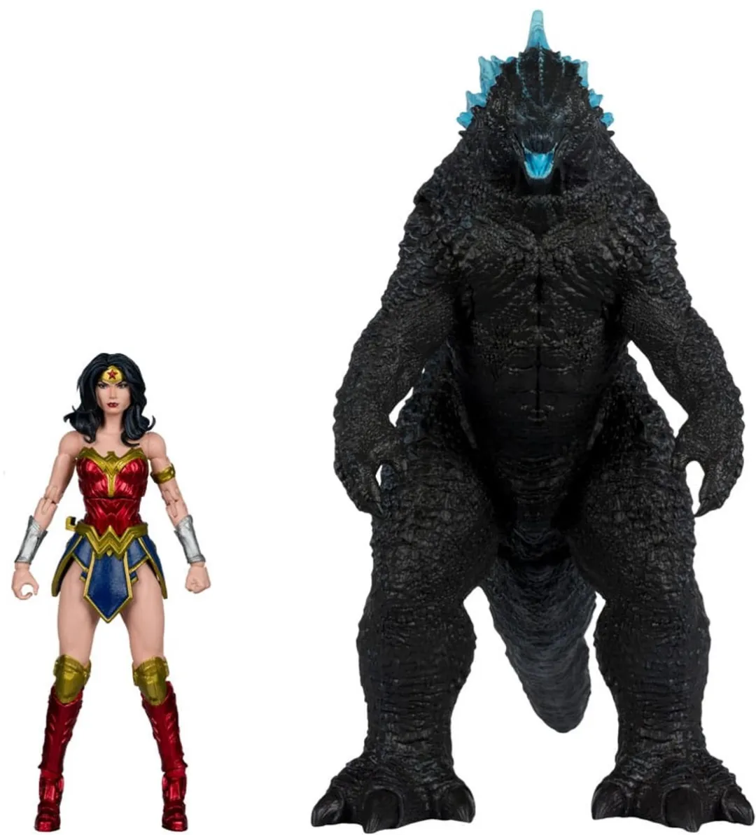 McFarlane Toys DC Multiverse Wonder Woman vs Atomic Blast Godzilla 2-Pack