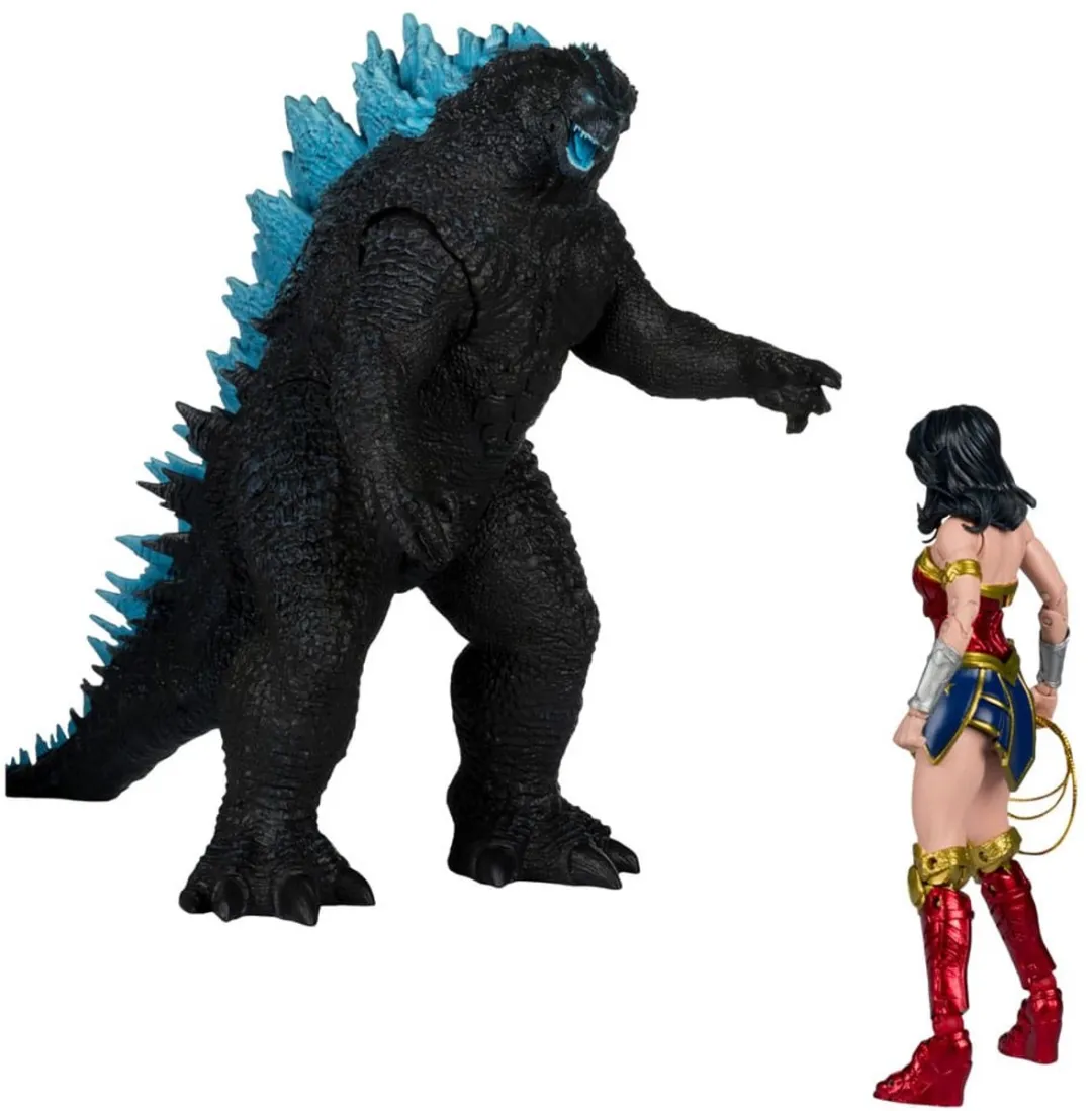 McFarlane Toys DC Multiverse Wonder Woman vs Atomic Blast Godzilla 2-Pack - 18cm