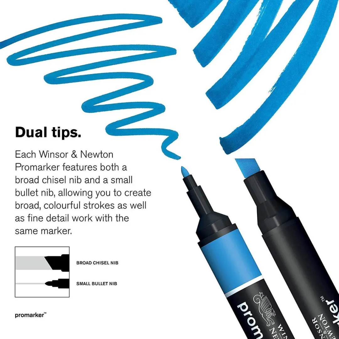 Winsor & Newton Promarker Set 24 Stuks - Alcoholmarkers