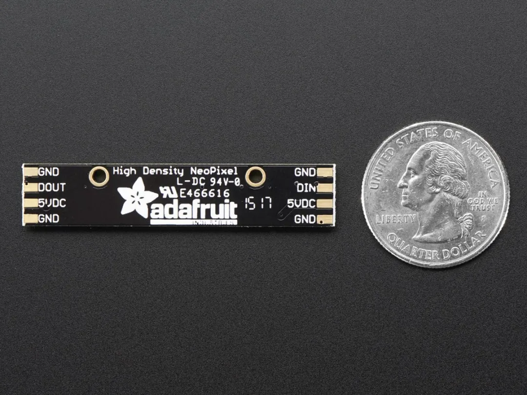 Adafruit NeoPixel Stick 2868 - 8x5050 RGBW LEDs - 4500K