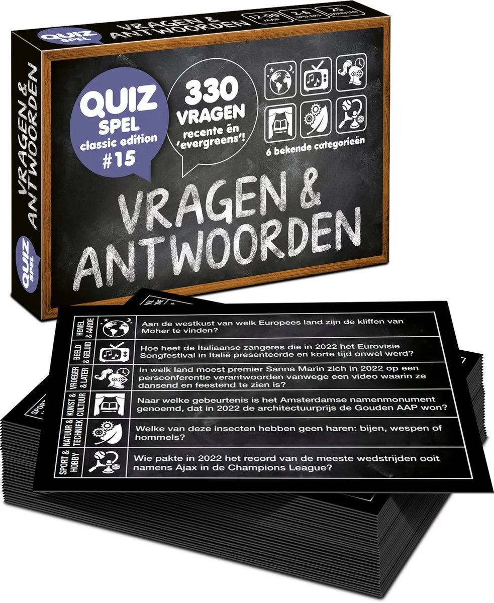 Vragen & Antwoorden #15 Trivia Quiz & Uitbreiding