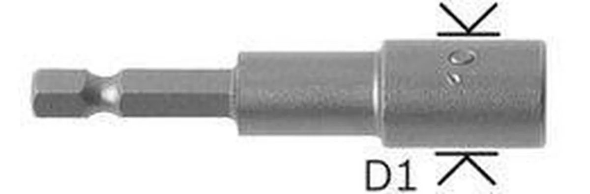 Bosch GSR6-25 Dopsleutel 65mm - Magnetisch 1/2"