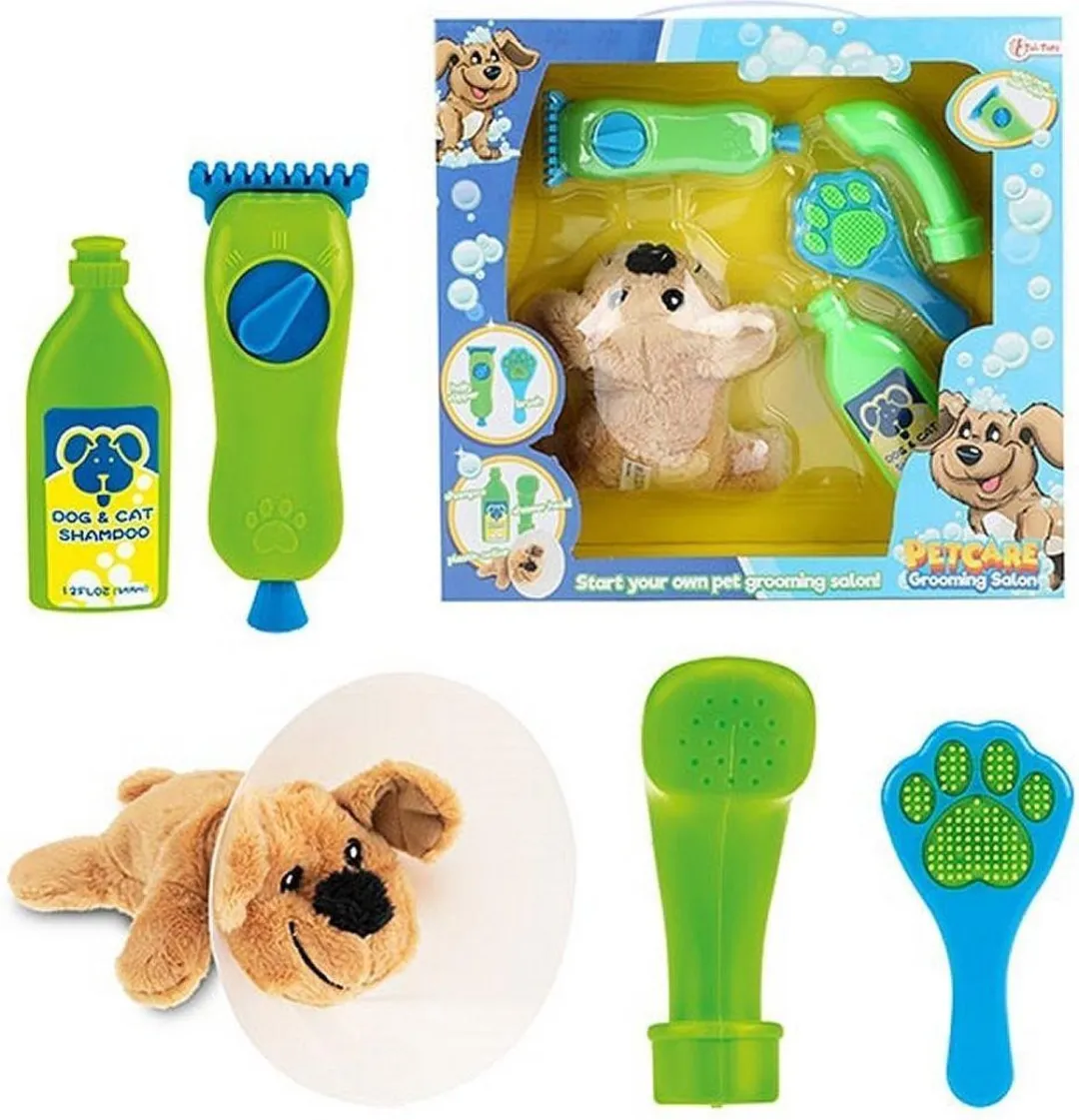 Toi-Toys Speelset Hondentrimsalon Junior 6-delig - Groen/Blauw - afbeelding 6 van 6