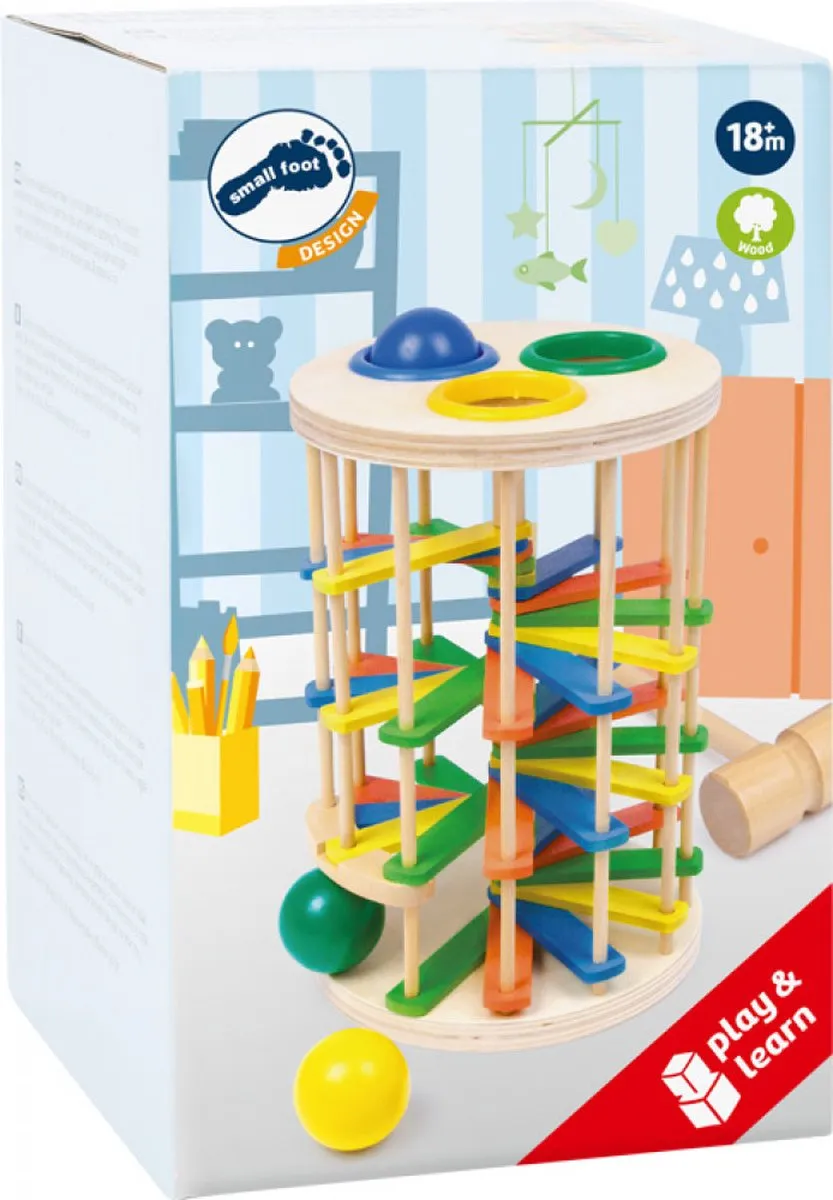Small Foot Klopkogeltoren 6569 - Wit - afbeelding 6 van 6